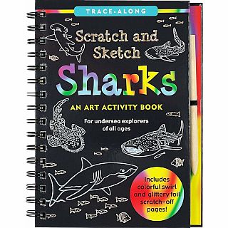 Scratch & Sketch Sharks (Trace Along)