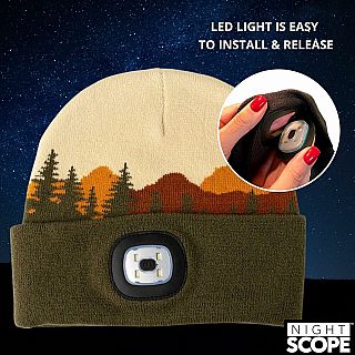 Sedona Night Scope Explorers Collection Knitted LED Beanie