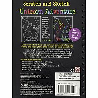 Unicorn Adventure Scratch and Sketch Hardback