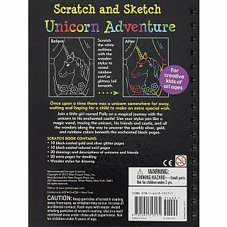 Unicorn Adventure Scratch and Sketch Hardback
