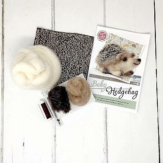 Baby Hedgehog Needle Felting Kit