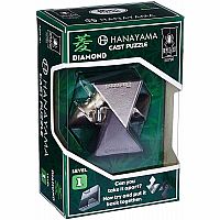 Hanayama Level 1 Diamond Metal-Cast Brain Teaser Puzzle