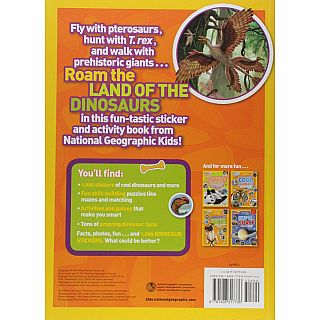 PB NATGEO Kids: Dino Sticker Book 