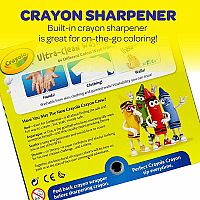 Ultra Clean Washable Crayons, Built in Sharpener, 64 Count