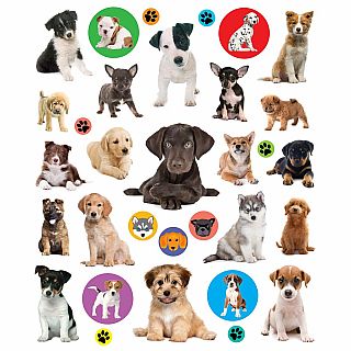 Eyelike Stickers: Puppies Paperback