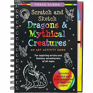 Scratch & Sketch Dragons & Mythical Creatures (Trace Along)