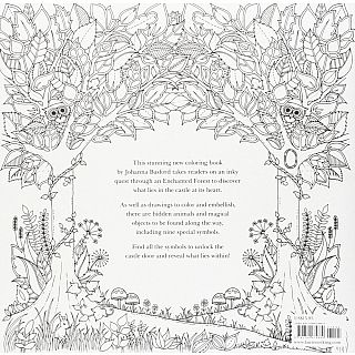 Enchanted Forest: An Inky Quest and Coloring Book Paperback