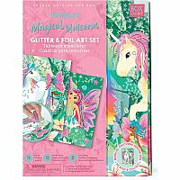 Magical Unicorns Glitter & Foil Art Set 