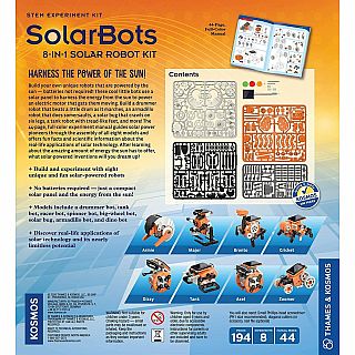 SolarBots: 8-in-1 Solar Robot Kit