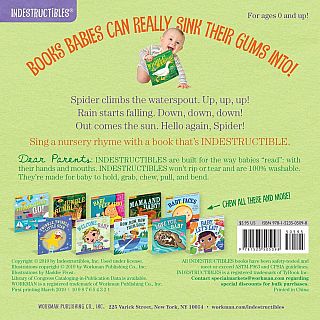 Indestructibles: The Itsy Bitsy Spider: Chew Proof