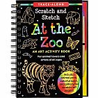 At the Zoo Scratch & Sketch Hardback