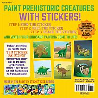 Dinosaurs Paint by Sticker Kids Paperback