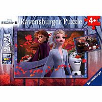 Disney Frozen 2 Frosty Adventures 2 X 24 Piece Jigsaw Puzzle for Kids - Value Set of 2 Puzzles in a Box