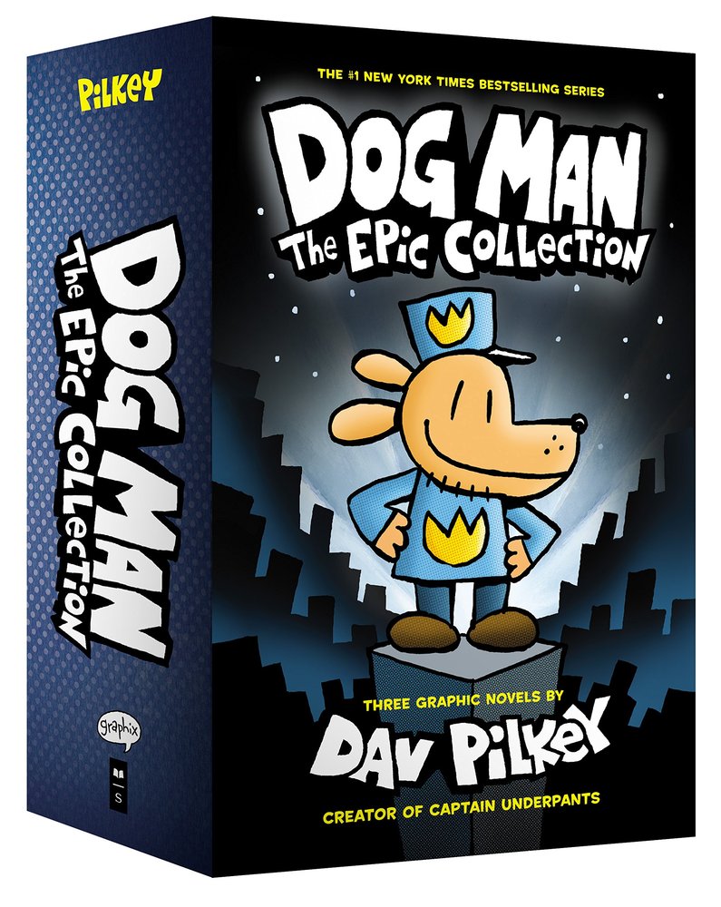 Dog Man The Epic Collection Boxed Set Hardback Grand Rabbits Toys in