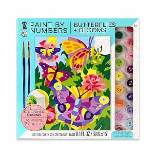 Paint By Number Butterflies & Blooms