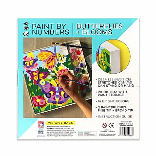 Paint By Number Butterflies & Blooms