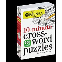 Mensa 10-Minute Crossword Puzzles Paperback