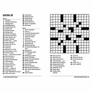 Mensa 10-Minute Crossword Puzzles Paperback