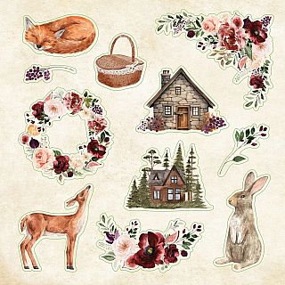 Cottagecore Sticker Book (over 650 stickers!)