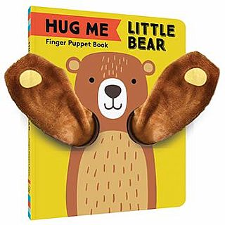 Hug Me Little Bear: Finger Puppet Board Book