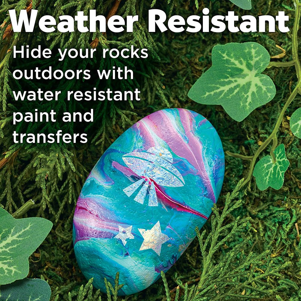 PAINT POUR HIDE AND SEEK ROCK PAINTING KIT - Grandrabbit's Toys in ...