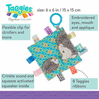 Taggies Crinkle Me Heather Hedgehog