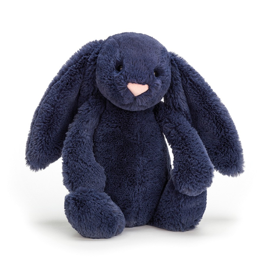 Jellycat Bashful Navy Bunny Medium Jellycat Bashful Navy Bunny Medium