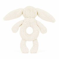 Cream Bashful Bunny Ring Rattle