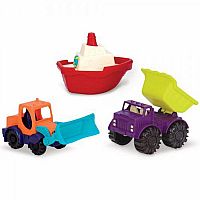 Mini Vehicle 3 Piece Set