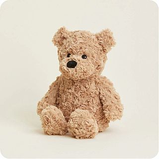 Brown Curly Bear Warmies Plush 