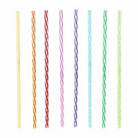  Rainbow Reusable Straws