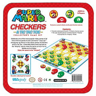 Super Mario Checkers & Tic Tac Toe 
