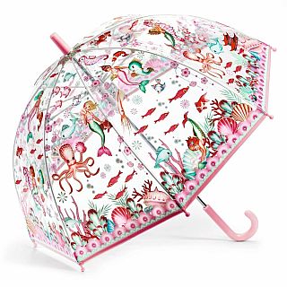 Mermaid Transparent Umbrella