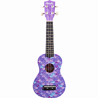 Purple Mermaid Ukulele, Soprano