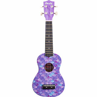 Purple Mermaid Ukulele, Soprano