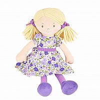 Peggy - Blonde Hair with Lilac & Pink Dress