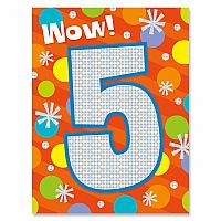 Age 5 Foil Enclosure Card