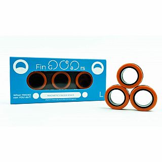 Fingears Orange/Black L-21mm