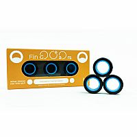 Fingears Black/Blue M-19mm
