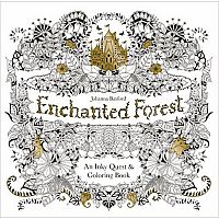Enchanted Forest: An Inky Quest and Coloring Book Paperback