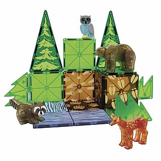 Forest Animals 25 Piece Magnatiles 