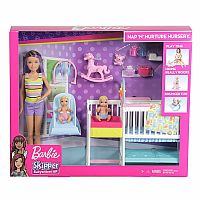 Barbie Skipper Nap ‘n' Nurture Nursery Playset