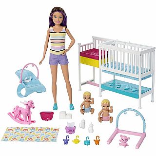 Barbie Skipper Nap ‘n' Nurture Nursery Playset