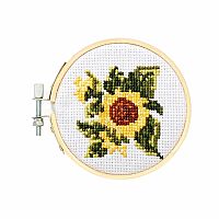 Sunflower Mini Croos Stitch Embroider Kit  