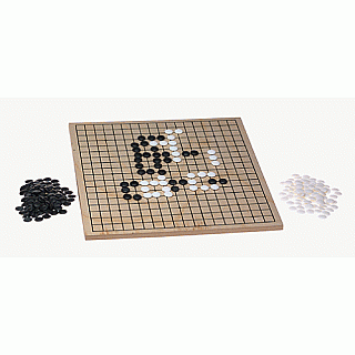 Go Game with Wood Board