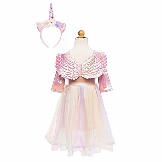 Alicorn Dress with Wings & Headband