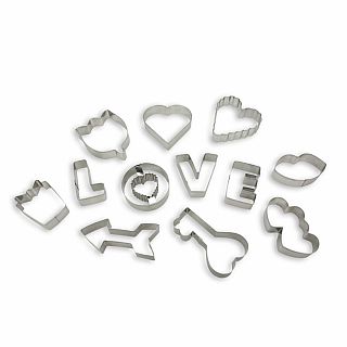 Bake With Love Cookie Cutter 12 Piece Boxed Set