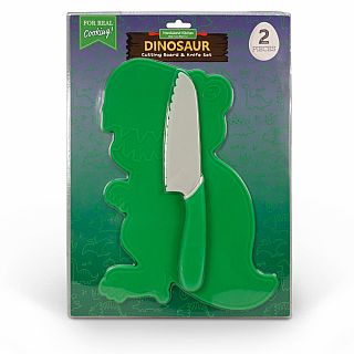 Dinosaur Cutting Board & Knife Set