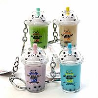 CAT BOBA TEA CHARM with keyring