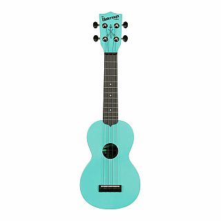 Glow Aqua Matte Soprano Waterman Ukulele
